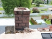 Rebuild Drip Edge and Chimney Pot - Before | Red Brick Chimney Services